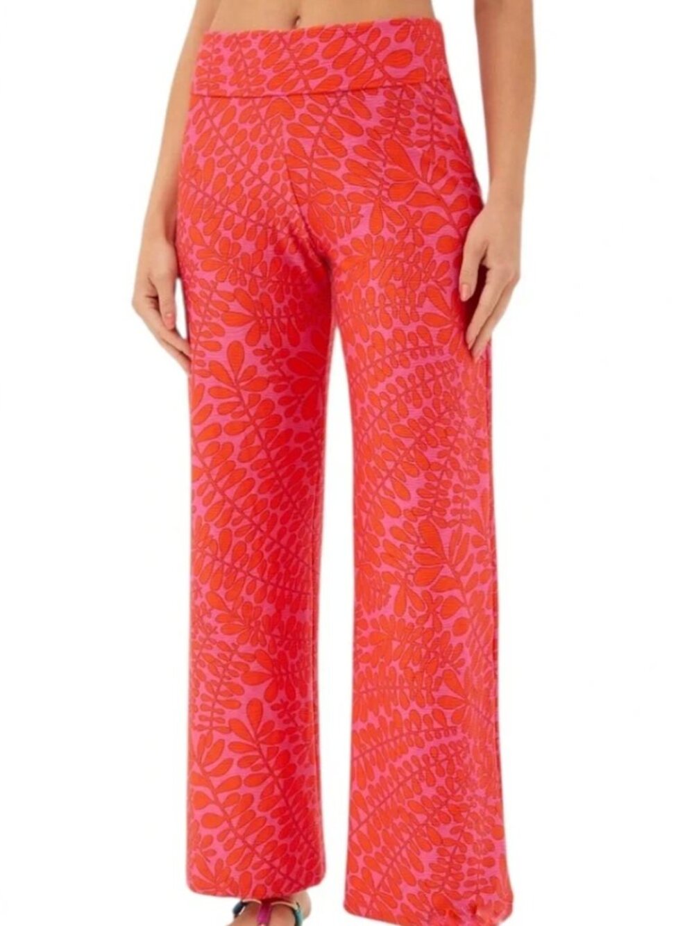 Trina Turk Trellis Vibrant Patterned Coverup Pants